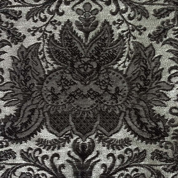 WHBM Black Silver Damask Corset Style Tank Cami - Picture 5 of 8